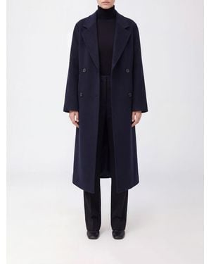 IVY & OAK Cappotto Lungo Doppiopetto - Blu