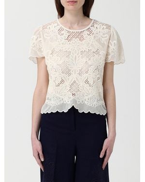 Twinset Lace Top - White