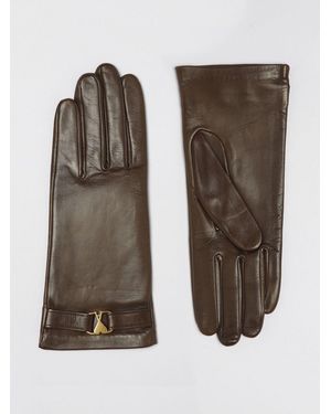 Ami Paris Guantes Mujer - Marrón