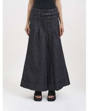 Junya Watanabe Jeans A Zampa - Blu