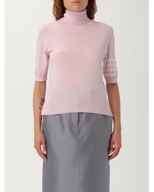 Thom Browne Wool Turtleneck Sweater - Pink