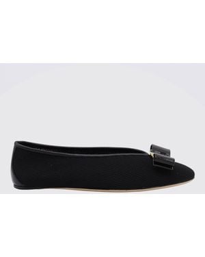 Ferragamo Ballet Flats - White