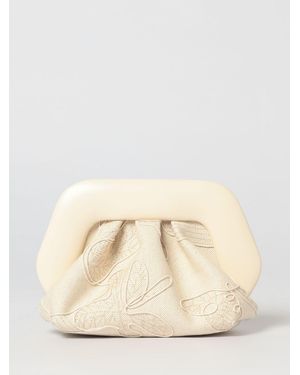 THEMOIRÈ ThemoirÈ Bios Canvas And Vegan Leather Clutch - Natural