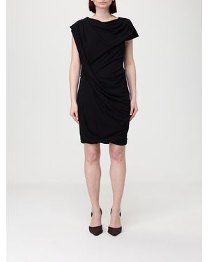 Entire studios Draped Jersey Twist Mini Dress - Black