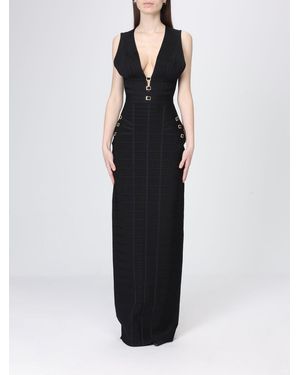 Elisabetta Franchi Jersey Long Dress - Black