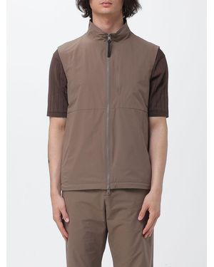 People Of Shibuya Polyester Vest - Brown