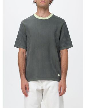 Paul Smith Relaxed Fit Organic Cotton Crewneck T-Shirt - Grey