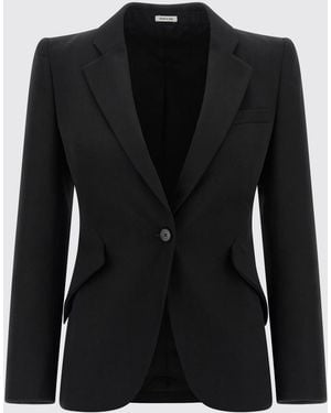 McQueen Chaqueta Mujer - Negro