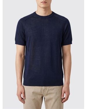 Kangra Silk And Cashmere Crew Neck Knitwear - Blue