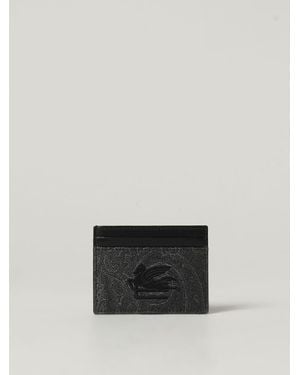 【送料&関税込】Etro Coated Canvas Wallet Amazon | [エトロ] 二つ折り札入れ 財布 メンズ ペイズリー柄
