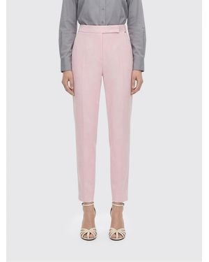 Nissa Crepe Cropped Trousers - Pink