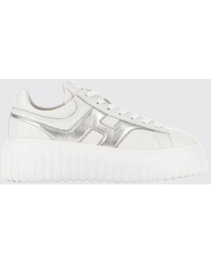 Hogan H-Stripes Nappa Leather Trainers - White