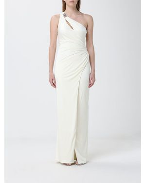 Versace One-Shoulder Jersey Dress - White
