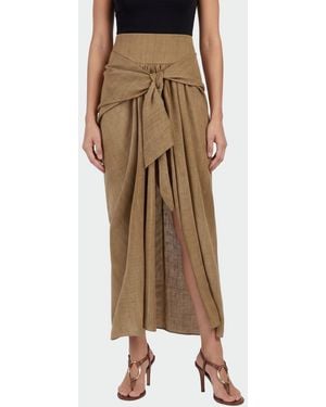 Ermanno Scervino Asymmetric Skirt - Natural