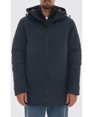 Peuterey Chaqueta Con Capucha Metide De De Nailon Reciclado Con Acolchado Primaloft - Azul