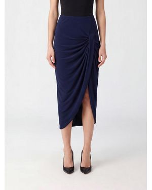 Stella McCartney Asymmetric Draped Mini Skirt - Blue