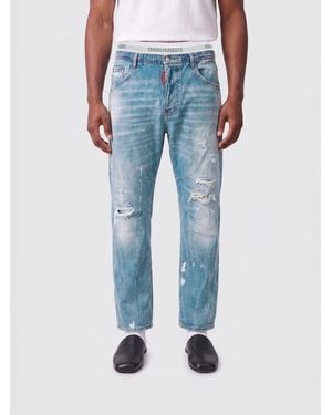 DSquared² Jeans Slim Fit De Denim - Azul