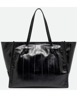 Gianni Chiarini Marcella Schultertasche Aus Kalbsleder Mit Laminiertem Logo - Schwarz