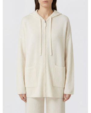 Allude Virgin Wool And Cashmere Hoodie - White