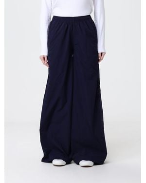Save The Duck Technical Fabric Palazzo Pants - Blue