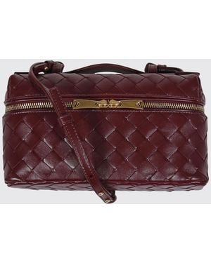 Bottega Veneta Mini Handtasche Bang Bang Aus Intrecciato-Kalbsleder - Lila