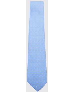 Ferragamo Cravatta Uomo - Blu