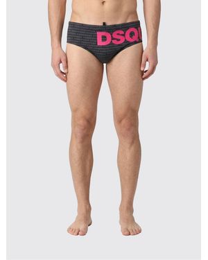 DSquared² Maxi Logo Swimsuit - Blue