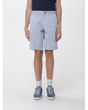 Blauer Stretch Cotton Chino Shorts - Blue
