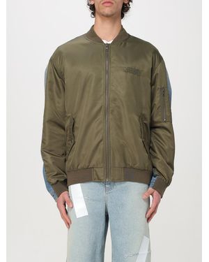 MM6 by Maison Margiela Nylon Bomber Jacket - Green