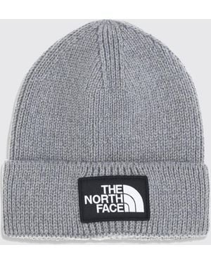 The North Face Cappello A Berretto Con Logo - Grigio