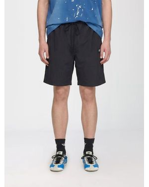 adidas Originals Jersey Jogging Shorts With Elasticated Waist And Contrast Logo - Blue