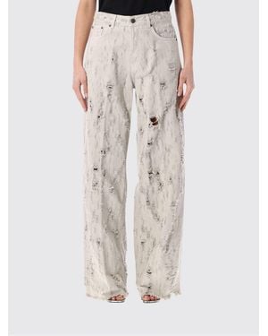 Haikure Distressed Denim Wide-Leg Jeans - Multicolour