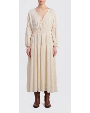 Aspesi Muslin Midi Dress - Natural