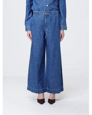 Max Mara Mastice Wide Leg Denim Jeans - Blue
