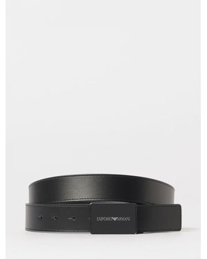Emporio Armani Leather Belt - Black