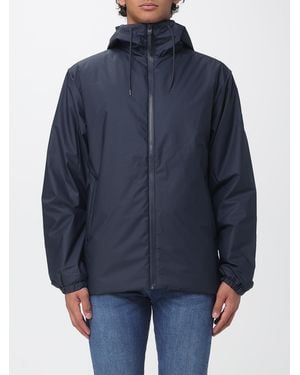 Rains Hooded Windbreaker Jacket - Blue