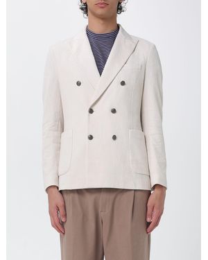 Circolo 1901 Double Breasted Cotton Blazer - Grey