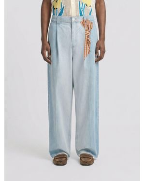Marni Denim Wide Leg Jeans - Blue