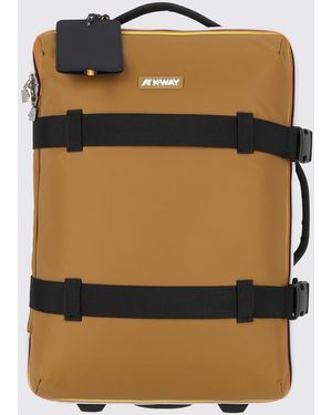 K-Way Blossac S Trolley-Koffer Aus Recyceltem Ripstop-Nylon - Schwarz