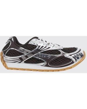 Bottega Veneta Orbit Sneakers Aus Technischem Mesh Im Bicolor-Design - Weiß