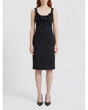 Magda Butrym Cotton Blend Mini Dress - Black