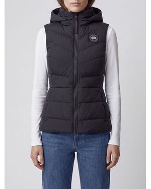 Canada Goose Chaleco Acolchado Clair Con Capucha En Nailon - Azul