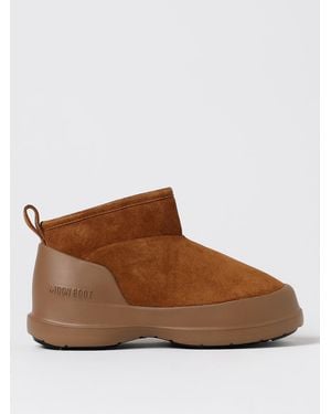 Moon Boot Flat Ankle Boots - Brown