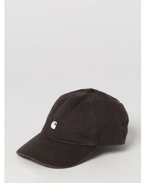 Carhartt Casquette De Baseball En Coton Avec Logo Brodé Et Sangle Arrière Réglable - Noir
