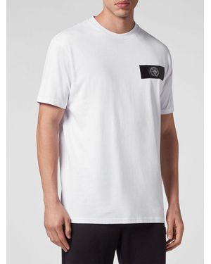 Philipp Plein Camiseta De Punto Con Logo Estampado En La Espalda - Blanco