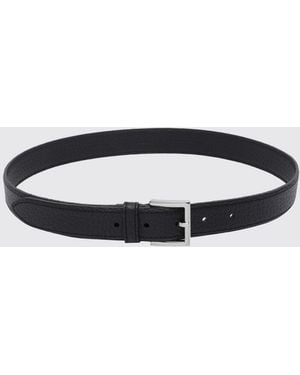 Orciani Hammered Leather Belt - White