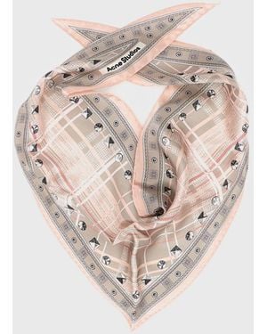 Acne Studios Triangular Bandana - Pink