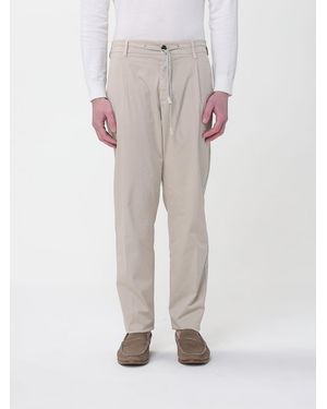 Eleventy Slim Fit Cotton Blend Pants - Gray