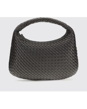 Bottega Veneta Veneta Intrecciato Leather Bag - Grey
