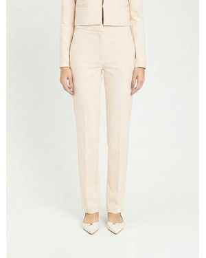 Twinset Crepe Pants - Natural
